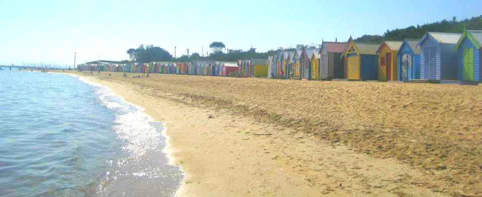 Beach huts